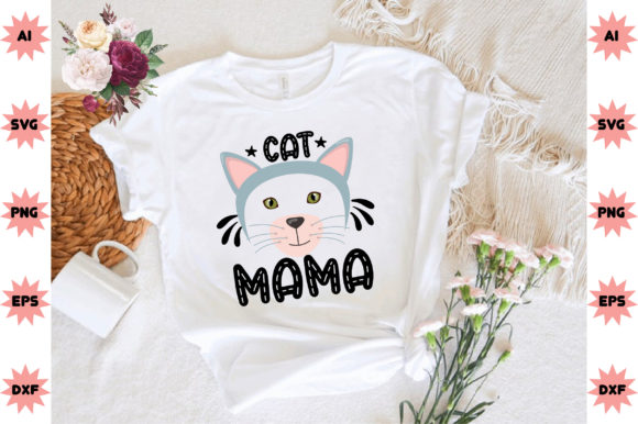 Cat Mama Graphics for Crafts & Web