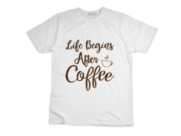 Coffee T-Shirt Design 02: Free Graphics Review