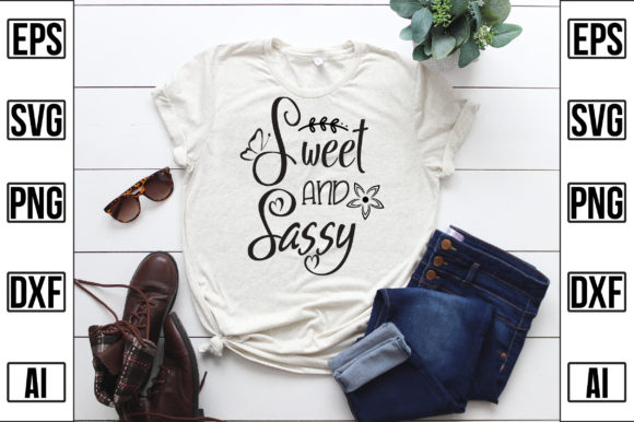 Sweet and Sassy Graphics for T-Shirt Designs