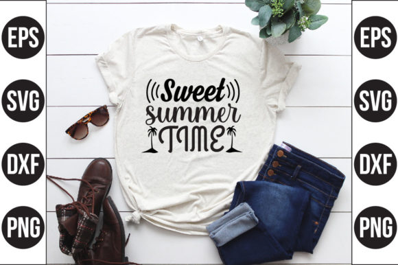 Sweet Summer Time: Graphics for T-Shirt Designs