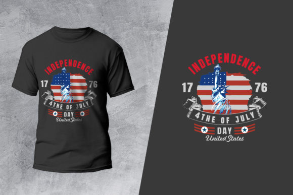 USA Independence Day T-Shirt Design Graphics