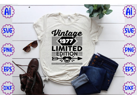 Vintage 1977 Limited Edition: Graphics for T-Shirt Designs